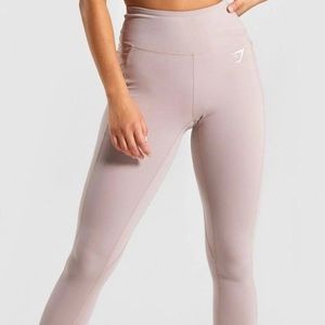 Gymshark Dreamy Taupe/Pink Leggings (no longer sold)